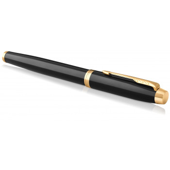 Подарочный набор: Ручка-роллер Parker IM Core T321, Black GT +  Ежедневник Black GS