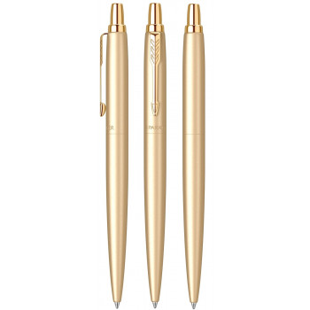 Подарочный набор: Ручка шариковая Parker Jotter Monochrome XL SE20, Gold GT + Ежедневник Gold GS