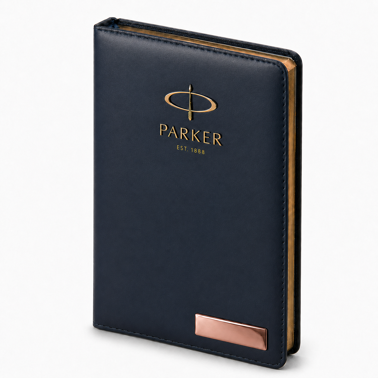 Ежедневник кожаный недатированный (140 х 200 мм.) А5 темно-синий 320 стр. | Арт. 3023122 — фото 4