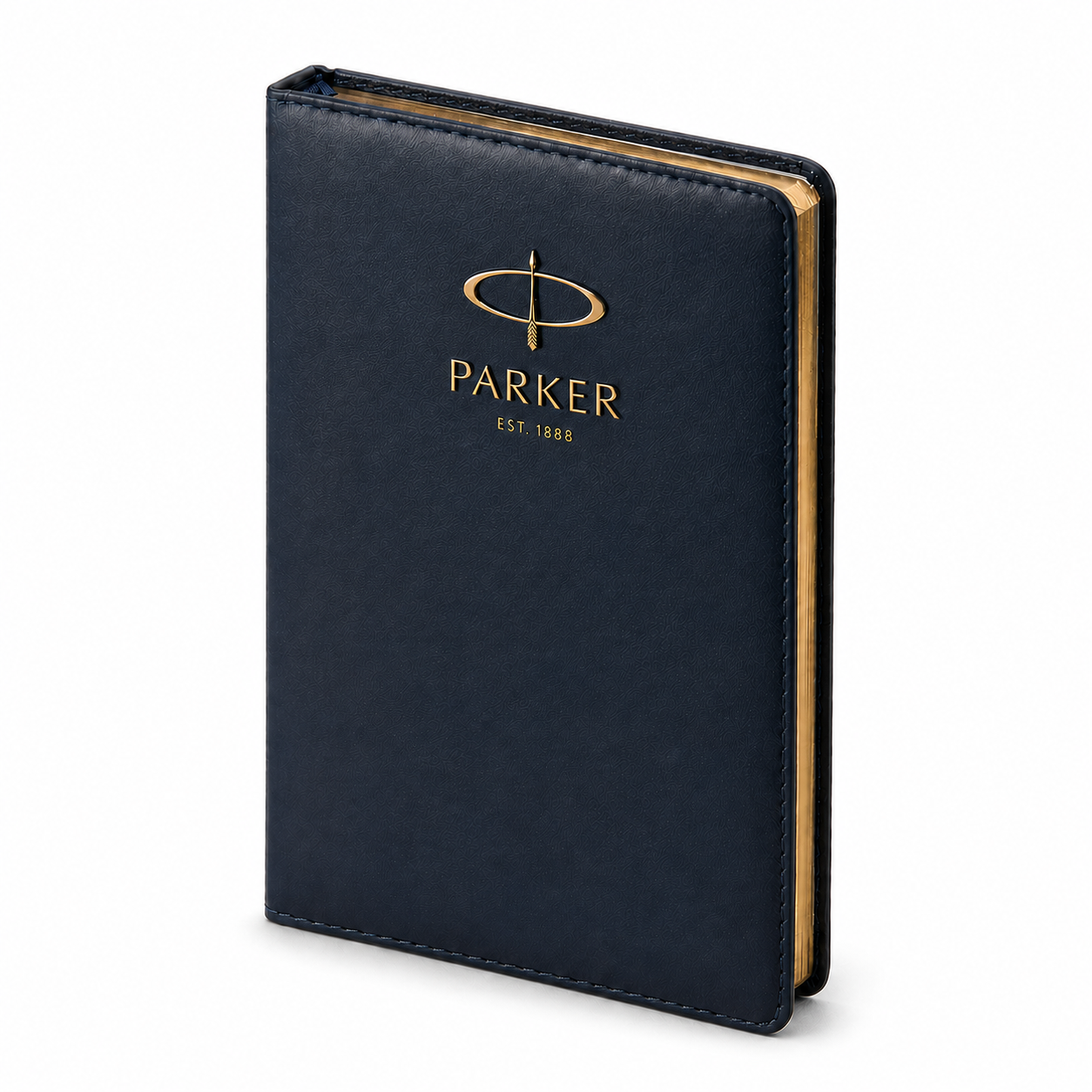 Ежедневник кожаный недатированный (140 х 200 мм.) А5 темно-синий 320 стр. | Арт. 3023122